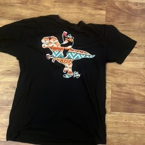 Black party shirt